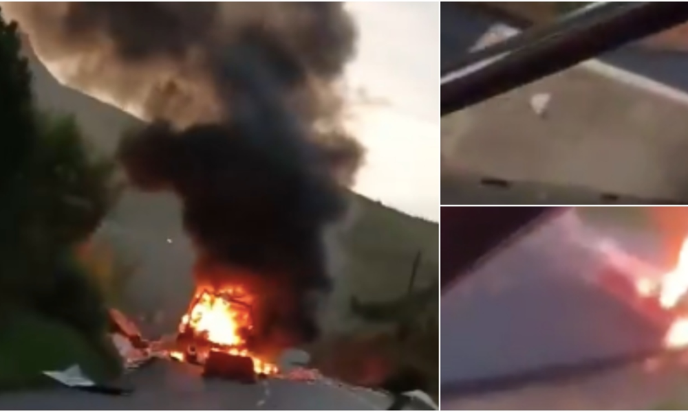 atentado vía Panamericana — Atentado en la Vía Panamericana: Explosión de Furgón Cierra Paso en Cauca