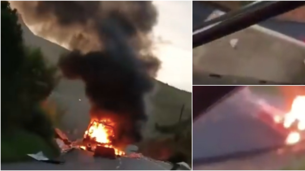 atentado vía Panamericana — Atentado en la Vía Panamericana: Explosión de Furgón Cierra Paso en Cauca