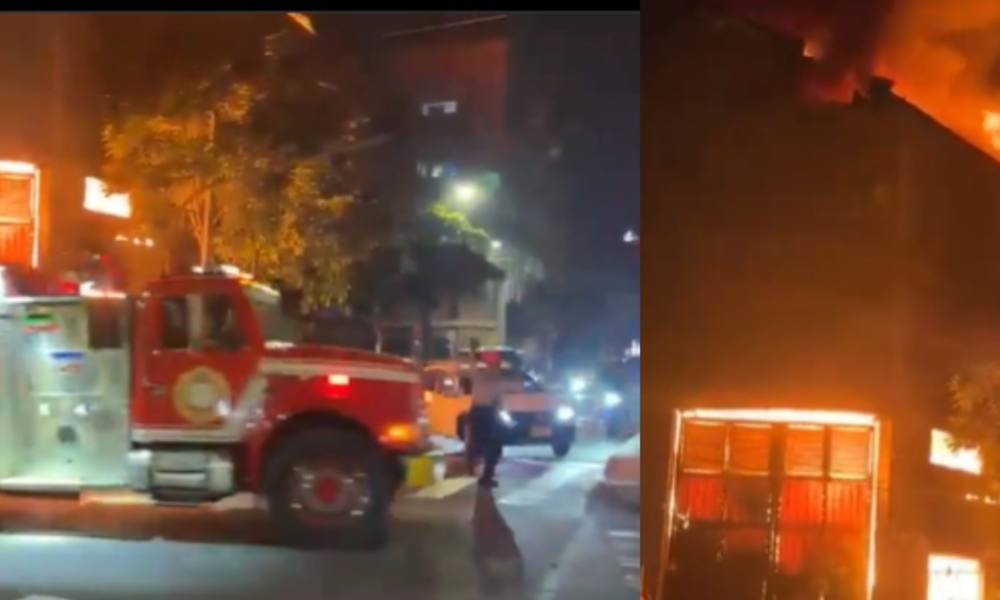 Incendio Itagüí — Incendio Itagüí: Bomberos controlan emergencia en fábrica de plásticos