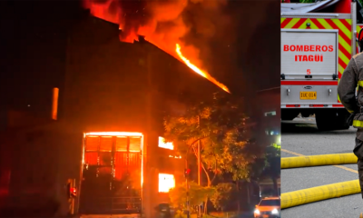 graves incendios Itagüí — Graves incendios Itagüí: Dos emergencias simultáneas ponen en alerta al municipi