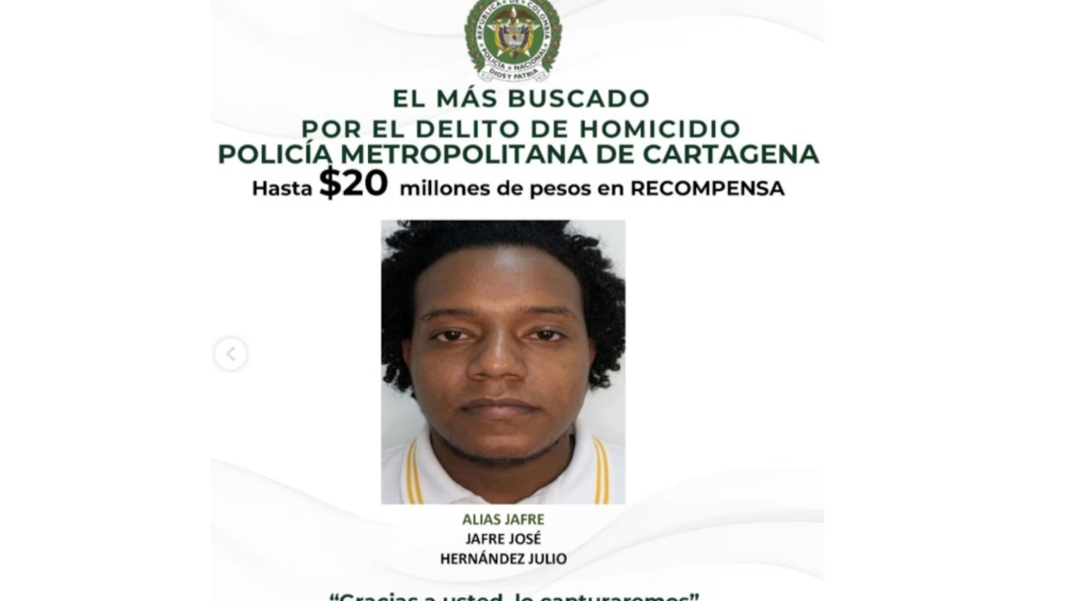 asesinato hincha Junior Cartagena — Identifican presunto responsable de asesinato hincha Junior en Cartagena