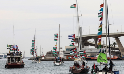 Israel intercepta flotilla Gaza — Israel Intercepta Flotilla con Ayuda para Gaza y Captura a 211 Activistas