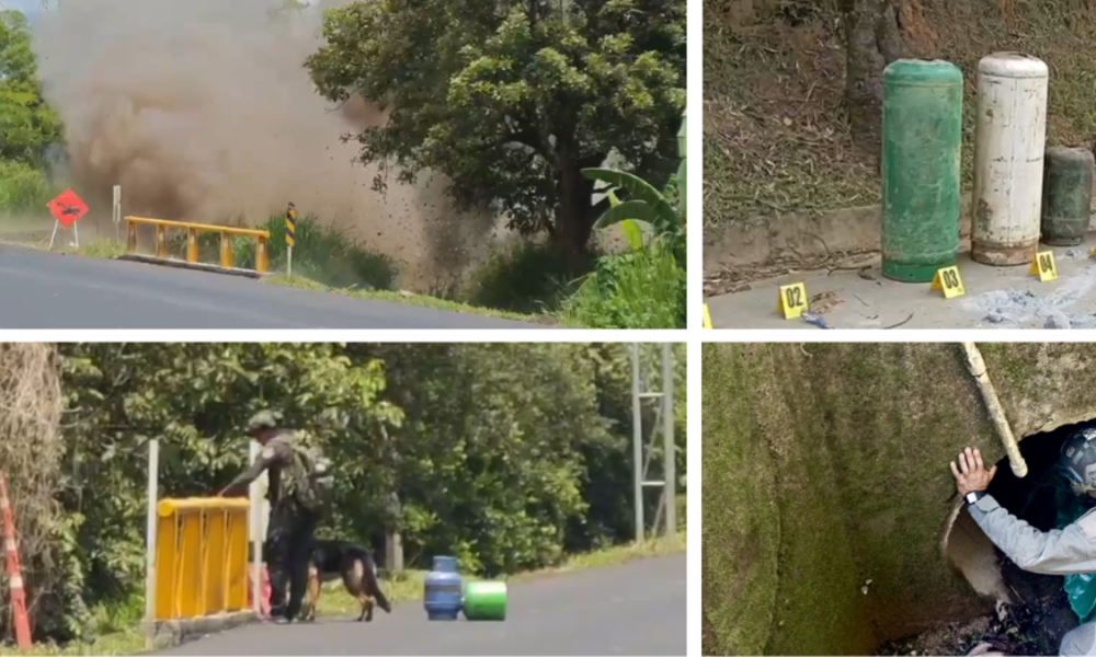 detonación controlada Cauca — Detonación controlada Cauca: neutralizan cinco cilindros explosivos en vía Panam