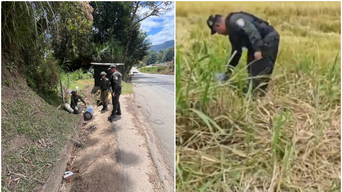 Explosivos Piendamó — Neutralizan Explosivos Piendamó, Cauca: Policía evita tragedia en vía Panamerica
