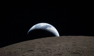 Artemis II fotografía Tierra — Misión Artemis II Revela Inédita "Puesta de la Tierra" Desde la Luna