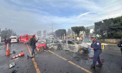 explosión en peaje Casa Blanca — Tragedia en peaje Casa Blanca: explosión de tractomula deja 5 muertos y 19 herid