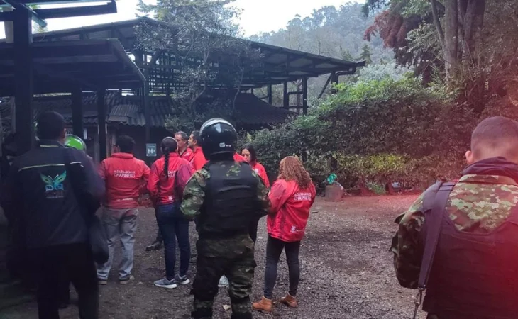 Control Cerros Orientales — Control Cerros Orientales: Suspendida fiesta ilegal en Reserva Forestal de Bogot