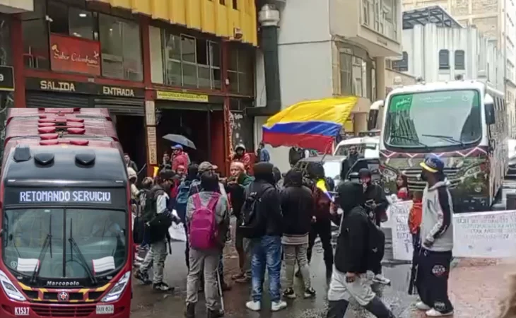 afectación movilidad Bogotá — Manifestaciones Generan Afectación Movilidad Bogotá este Miércoles 29 de Abril
