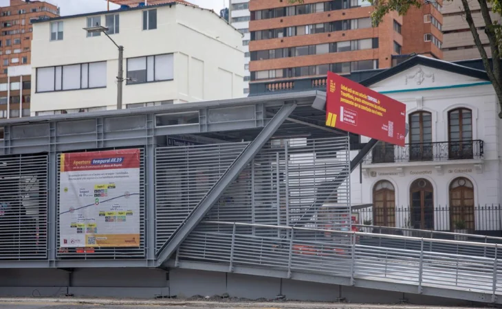 cambios estaciones TransMilenio — Cambios Estaciones TransMilenio: Cierre Calle 45 y Apertura Av. 39 en Bogotá