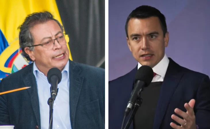 Petro responde Noboa — Petro responde Noboa y califica de "alucinación" acusaciones de nexos con 'Fito'