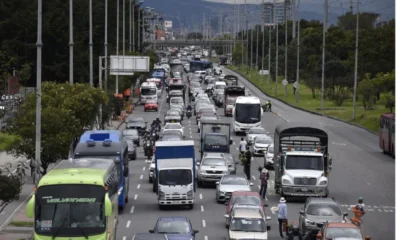 congestión en Bogotá — Congestión en Bogotá por Semana Santa: rutas afectadas y alternativas el 2 de ab