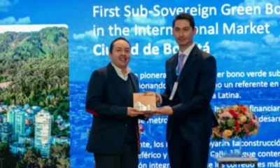 premio bono verde Bogotá — Bogotá Recibe Segundo Premio Internacional por su Bono Verde en 2026