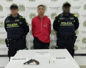 captura arma artesanal — Captura de Joven con Arma Artesanal en Pereira