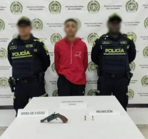 captura arma artesanal — Captura de Joven con Arma Artesanal en Pereira