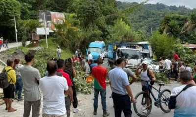 protestas interrupción energía — Protestas interrupción energía en Mesitas del Colegio tras diez días sin luz