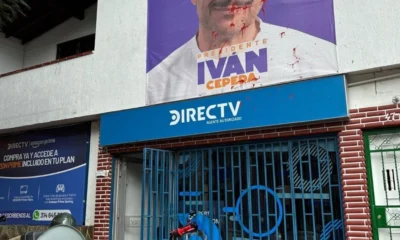 vandalismo sede campaña — Vandalismo a sede de campaña de Iván Cepeda en Medellín genera inquietud