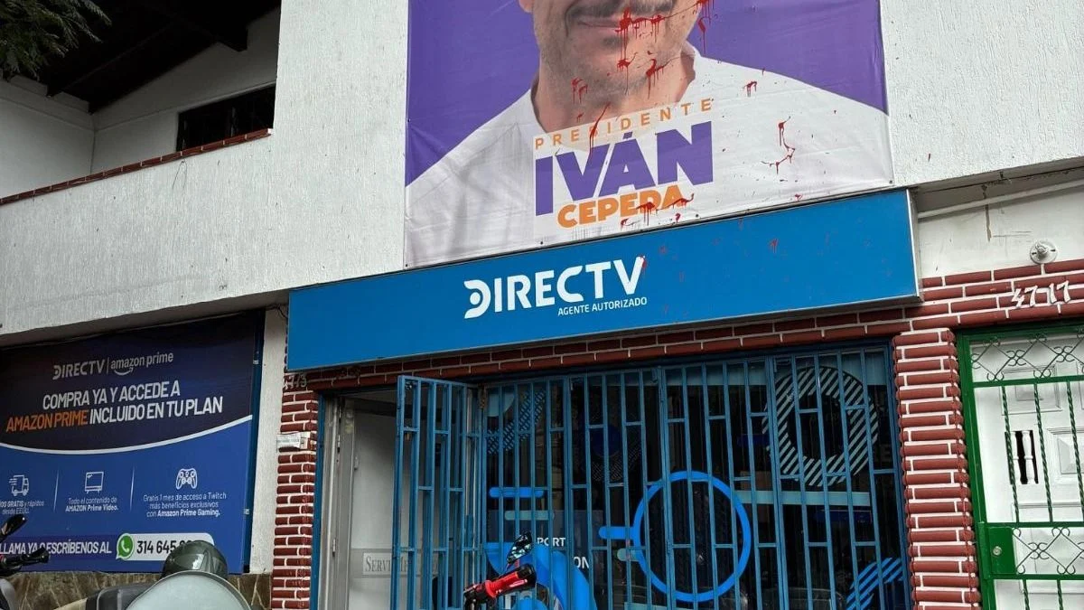 vandalismo sede campaña — Vandalismo a sede de campaña de Iván Cepeda en Medellín genera inquietud