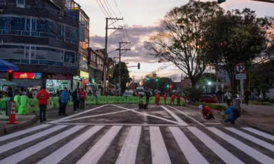 vía La Gaitana — Vía La Gaitana en Suba, Bogotá, Reabre Tras Reparación de Socavón