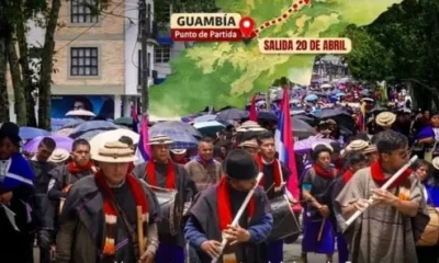 minga indígena Bogotá — Minga indígena Bogotá: Misak del Cauca llegan a la capital para movilización