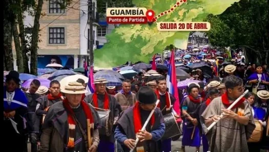 minga indígena Bogotá — Minga indígena Bogotá: Misak del Cauca llegan a la capital para movilización