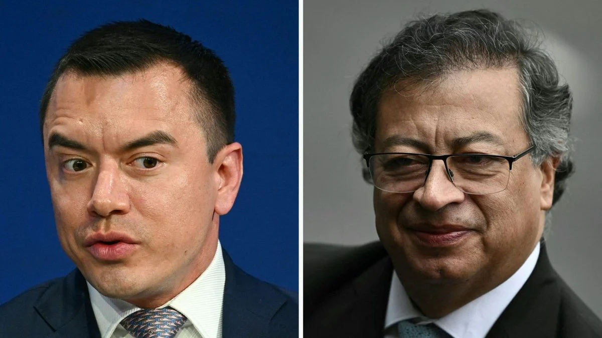 Tensión Colombia Ecuador — Tensión Colombia Ecuador: Cruce de Acusaciones entre Presidentes Petro y Noboa