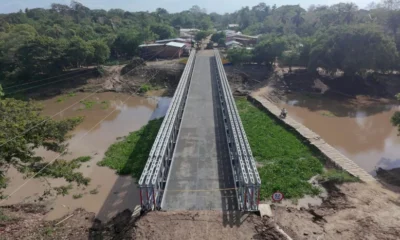puente militar Guaranda — Ejército Nacional instala puente militar en Guaranda para mejorar conectividad
