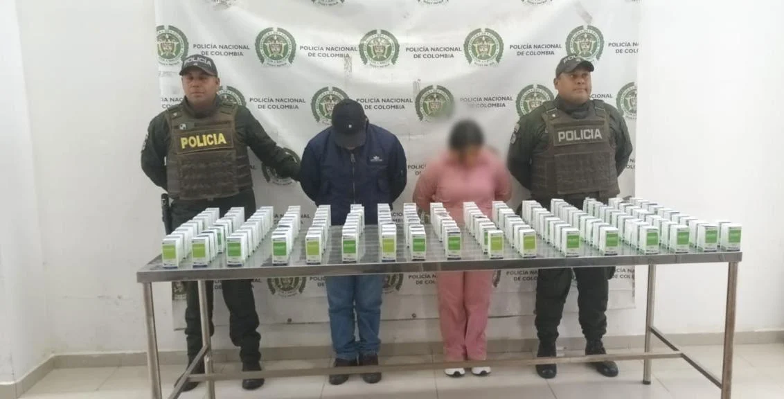 incautación de ketamina en Nariño — Incautación de ketamina en Nariño: capturan a dos personas en Ipiales