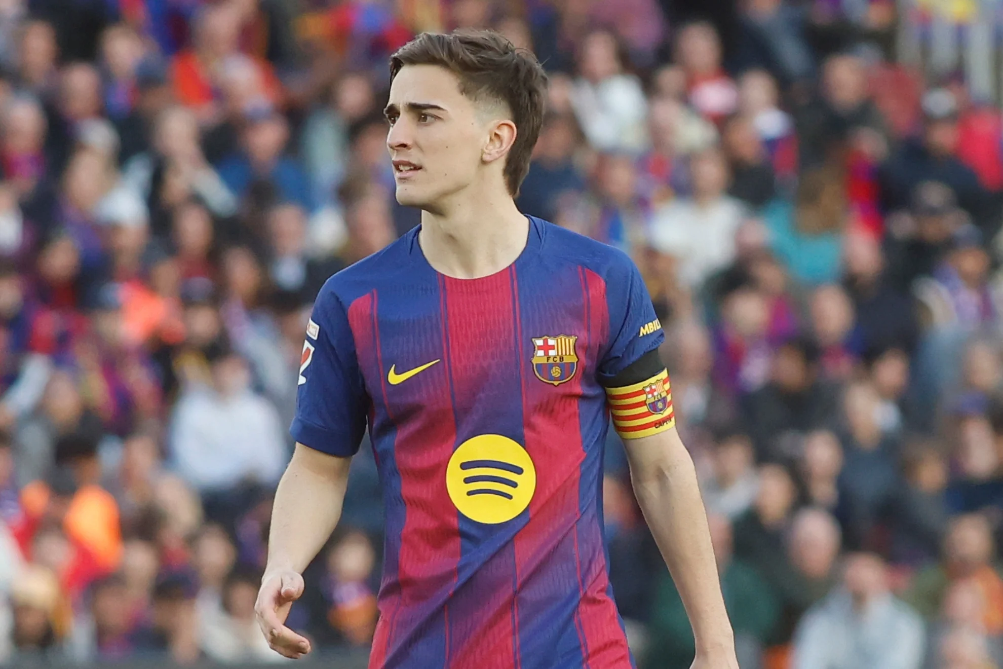 Gavi balance temporada — Gavi valora la campaña del Barcelona: "Hemos hecho un temporadón"