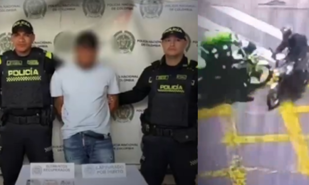Captura hurto Medellín — Captura Hurto Medellín: Dos Hombres Detenidos Tras Persecución en Laureles