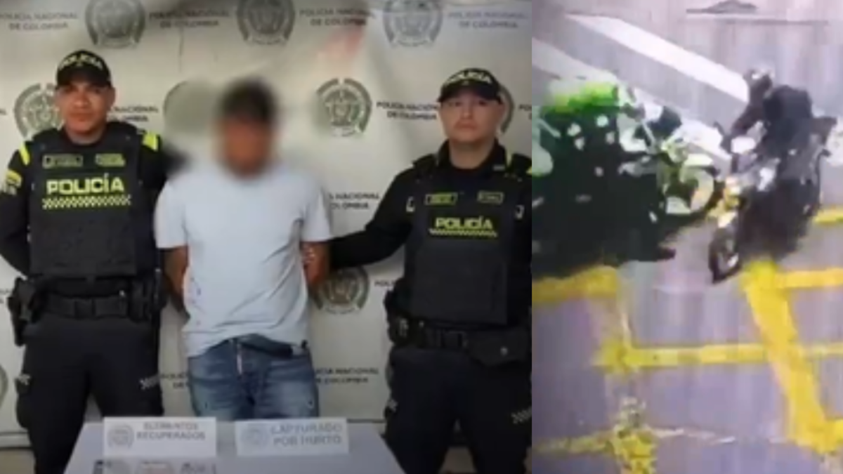 Captura hurto Medellín — Captura Hurto Medellín: Dos Hombres Detenidos Tras Persecución en Laureles
