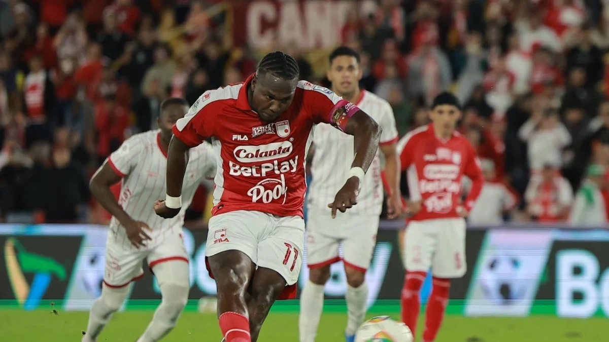 triplete Hugo Rodallega — Santa Fe clasifica a semifinales de Liga con triplete de Hugo Rodallega