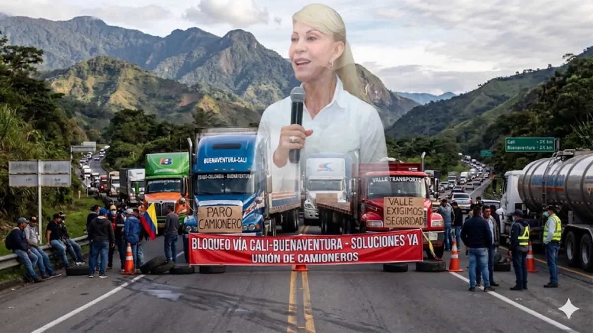 bloqueo vía Buenaventura — Bloqueo Vía Buenaventura: Gobernadora Toro Exige Intervención Nacional Urgente