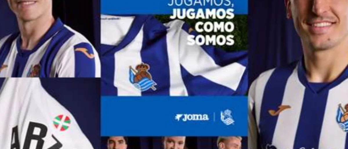 camiseta Real Sociedad Joma — Real Sociedad Presenta su Primera Camiseta Joma para la Temporada 2026-27