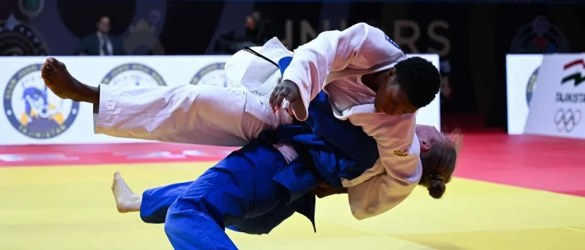 Brenda Olaya judo — Brenda Olaya conquista oro en Chile: Impulso al judo colombiano rumbo a Los Ánge