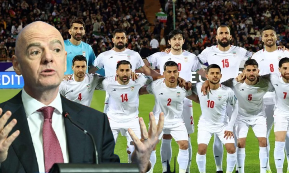 Infantino vestuario Irán — Infantino enfrentó duros reclamos del DT de Irán en el Mundial 2026