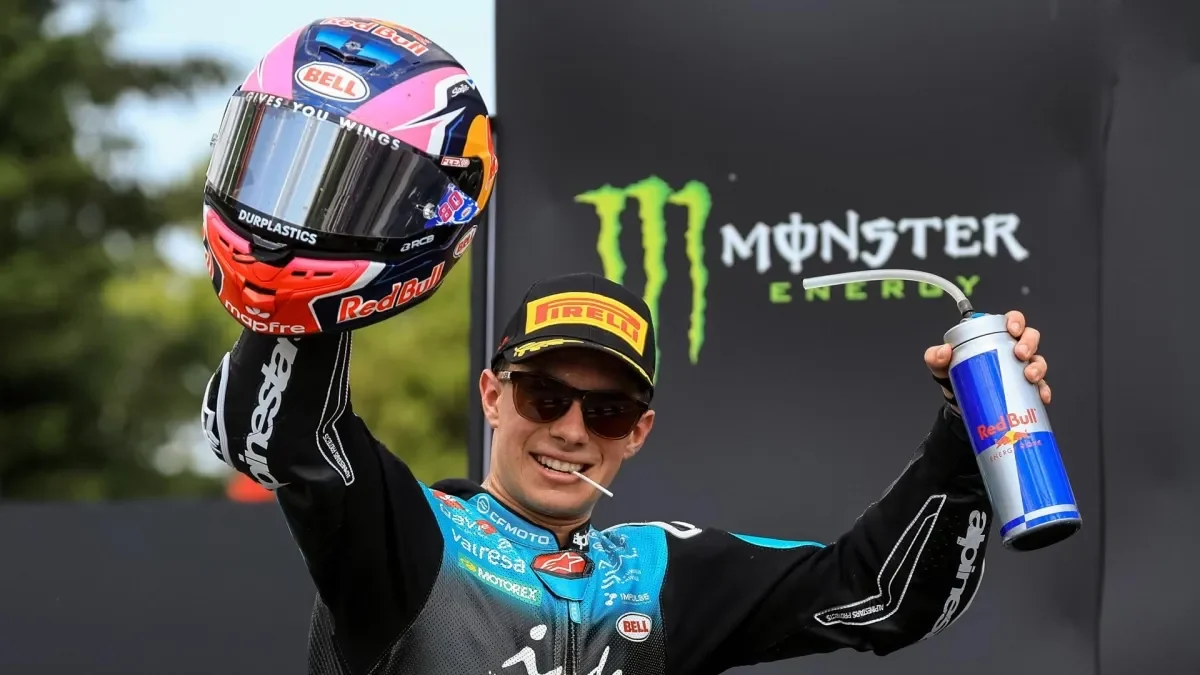 David Alonso podio Moto2 META_TITLE — David Alonso Logra Podio Agridulce en Gran Premio Checo de Moto2