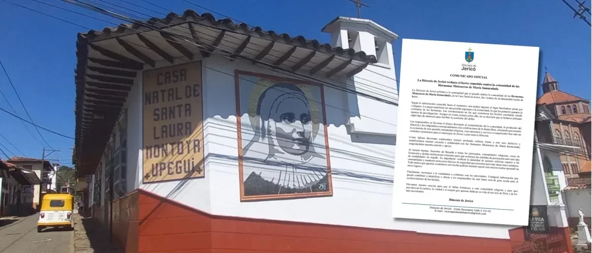 Robo casa Santa Laura — Millonario Robo Casa Santa Laura Montoya: Monjas de Jericó Víctimas de Hurto
