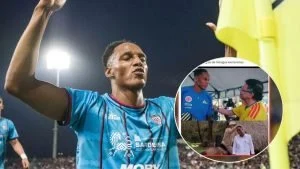 Controversia Yerry Mina — Yerry Mina envuelto en controversia política tras publicación presidencial