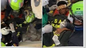 Equipo USAR Colombia — Rescatistas colombianos salvan a Moisés en Venezuela