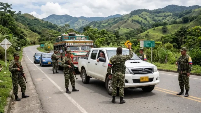 estrategia disidencias Farc — Estrategia disidencias Farc: Robo de vehículos en la Panamericana para fortaleci