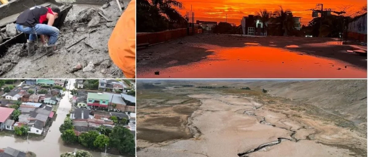 Clima operaciones rescate — Clima operaciones rescate: Lluvias intensifican emergencia tras sismo en Colombi
