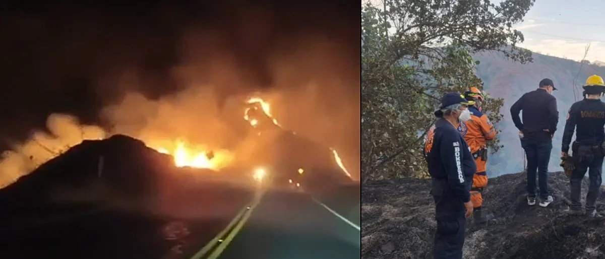 incendio Santa Fe Antioquia — Incendio en Santa Fe de Antioquia: Alerta máxima por llamas que amenazan viviend