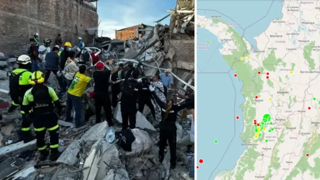 réplicas sismo Colombia — Más de 100 réplicas sismo Colombia tras el terremoto de 7.4