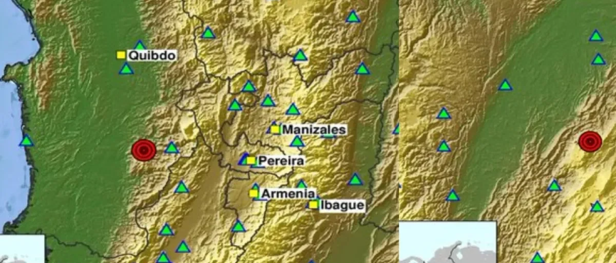 dos sismos recientes — Sismos recientes en Colombia: Dos nuevos movimientos telúricos tras terremoto