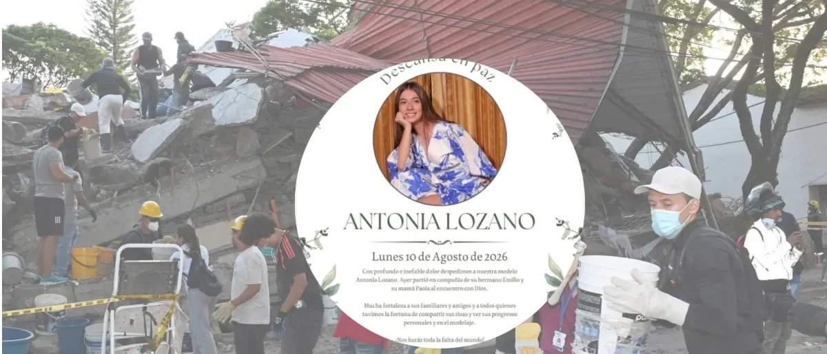 Modelo Antonia Lozano — Tragedia en Cali: Modelo Antonia Lozano y su familia fallecen tras terremoto de