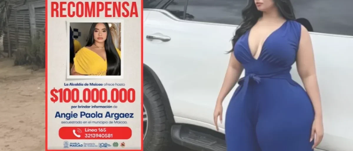 secuestro Angie Argáez — Secuestro Angie Argáez: $100 millones de recompensa en Maicao