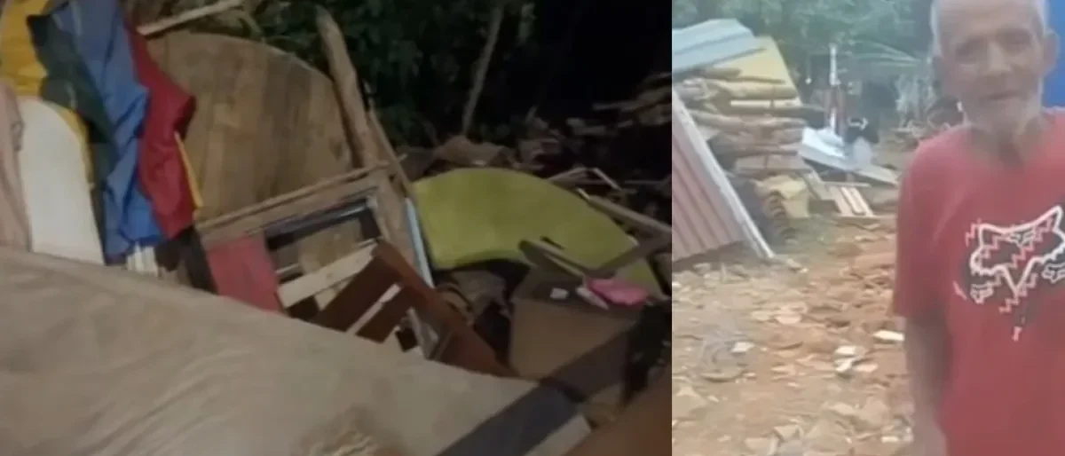 Vivienda rural sismo — Impacto del terremoto: Vivienda rural sismo deja a don William Cantor sin hogar