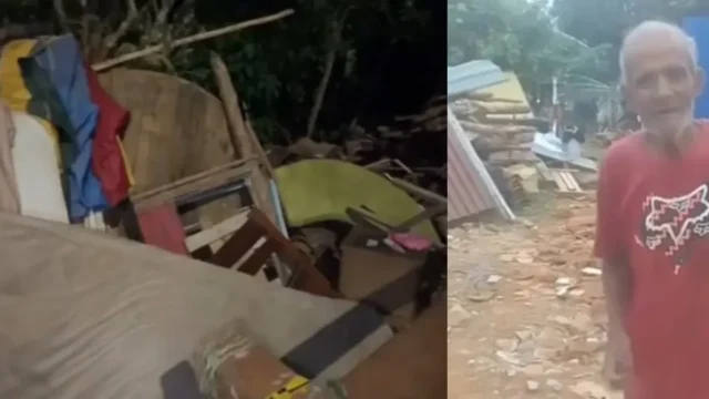 Vivienda rural sismo — Impacto del terremoto: Vivienda rural sismo deja a don William Cantor sin hogar