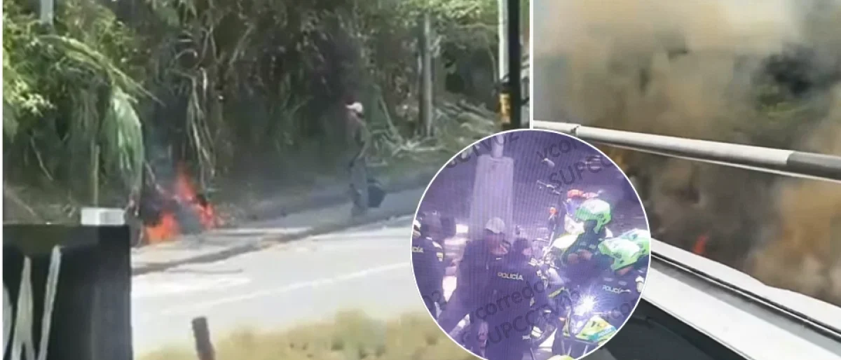 Incendio Las Palmas Medellín — Capturan a presunto responsable de incendio provocado en Las Palmas, Medellín: E