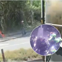 Incendio Las Palmas Medellín — Capturan a presunto responsable de incendio provocado en Las Palmas, Medellín: E
